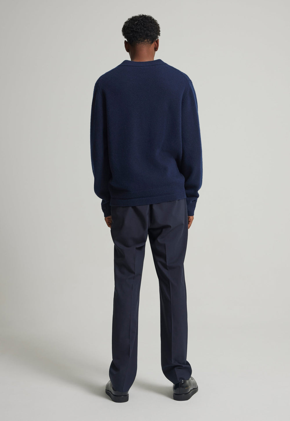 Jac+Jack GULLY WOOL SWEATER in Navy